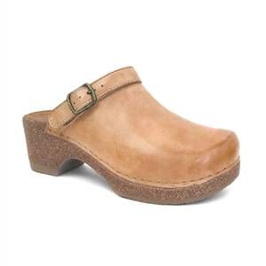 NEW AETREX women's beckie cork clog in natural